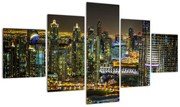 Obraz miasta nocą (125x70 cm)