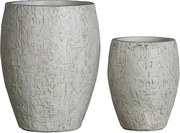 DONICE OGRODOWE OWALNE CORA ZESTAW 2 SZT.