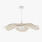 Lampa Sufitowa Benavid Ø75 Cm & Len I Bawełna Kremowa - Sklum