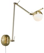 Nordlux - Kinkiet CONTINA 1xG9/5W/230V mosiądz