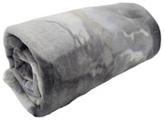 Szary polarowy koc 150x200 cm Marble – JAHU collections