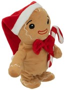 Pluszak świąteczny w kształcie piernika, ruchomy