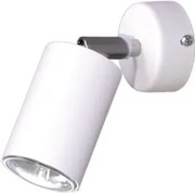 Biały kinkiet punktowy tuba - 5X S895 N4-W21