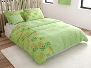 PrzytulneMieszkanie.pl PrzytulneMieszkanie.pl Pościel z mikrosatyny VELLARI, zielona Rozmiar pościeli: 70 x 90 cm | 140 x 200 cm