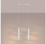 Sollux SL.1692 - Żyrandol na lince LIRO 2xGU10/10W/230V biały