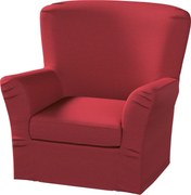 Pokrowiec na fotel Tomelilla wysoki z zakładkami