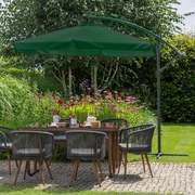 Parasol ogrodowy z podstawą 3 m zielony PATIO