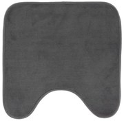 Antracytowy dywanik łazienkowy do WC 45x45 cm Vitamine – douceur d'intérieur
