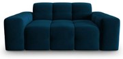 Ciemnoniebieska aksamitna sofa 156 cm Kendal – Micadoni Home