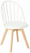 Nowoczesne białe krzesło patyczak S4-N89
