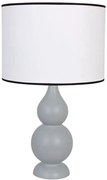 Szara lampka stołowa skandynawska - S223 A8-S24