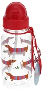 Czerwona butelka dla dzieci z tritanu 500 ml Sausage Dog – Rex London