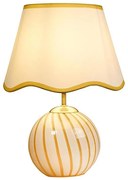 Searchlight EU99410YL - Lampa stołowa CELINE 1xE14/60W/230V