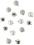 Bombki choinkowe, 14 sztuk, Ø 4 cm