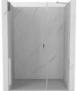 Mexen Mist-B drzwi prysznicowe uchylne 110 cm, transparent, chrom - 8A2-110-001-01-00