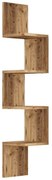 Regał ścienny w dekorze sosny 22x117 cm Laura – Kalune Design