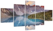 Obraz - Górski krajobraz Kanady (125x70 cm)
