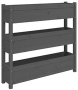 Szara duża donica ogrodowa Z9-L29