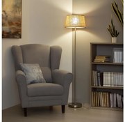 Brilagi - LED lampa stojąca CERIA 1xE27/40W/230V, Ø 35 cm, beżowy/matowy chrom