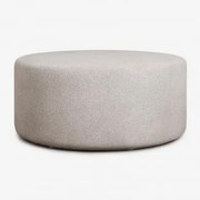 Okrągły Stolik Kawowy Ø90 Cm Z Cementu Elyndra Sand Grey - Sklum