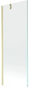 Mexen Next parawan nawannowy 1-skrzydłowy 70 x 150 cm, transparent, złoty szczotkowany - 895-070-000-00-00-55