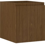 Mexen Rivel szafka łazienkowa podumywalkowa 40 cm, 1 szuflada, ryflowana , orzech - 91A20-04047-1-BF86