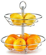 Patera na owoce, 2 poziomy - stal chromowana, ZELLER
