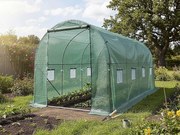 Tunel ogrodowy "Lys" 4,5 x 2 m - szklarnia - 9 m² - 130 g - zielony