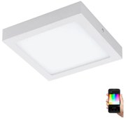 Eglo 96672 - LED RGBW ściemnialna oprawa sufitowa FUEVA-C LED/15,6W/230V BT