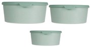 Pojemniki na żywność okrągłe z tworzywa sztucznego, 3 sztuki o różnej wielkości
