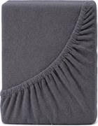 4Home prześcieradło frotte Ideal antracyt, 70 x 140 cm, 70 x 140 cm