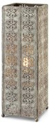 Szara lampa stołowa Markslöjd Agra, wys. 33,5 cm