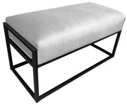 Ławka LILU MG VELVET jasnoszara ATOS