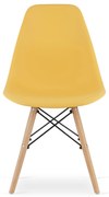 Krzesło OSAKA musztarda / nogi naturalne x 1