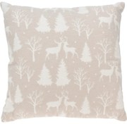 Poduszka Deers and trees różowy, 43 x 43  cm