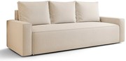 Beżowa rozkładana sofa tapicerowana N4-Z29