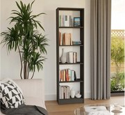 Regał Onyx R50 | Antracyt | 50x30x182 cm | Regał biurowy na książki