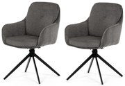 Zestaw krzeseł obiadowych z mechanizmem powrotnymDCH-P3174 GREY2, 2 szt.