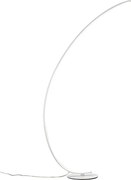 Iole lampa podłogowa LED 30W, ściemnialna, satynowa biel, aluminiowa konstrukcja, IP20