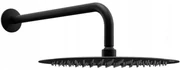 Mexen Slim deszczownica 25 cm z ramieniem prysznicowym, czarna - 79225211-70