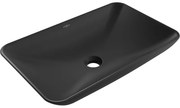 Mexen Avila umywalka nablatowa 58 x 37 cm, czarna mat - 21115585