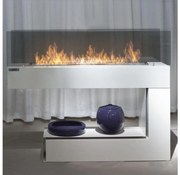 InFire - BIOkominek 110x85,5 cm biały