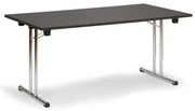 Składany stół konferencyjny FOLD, 160x80 cm, wenge