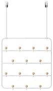Biały metalowy wieszak na drzwi 36 cm Estique – Umbra