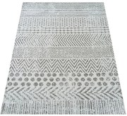 Popielaty nowoczesny elegancki dywan A3-K91