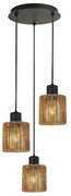 LAMPA SUFITOWA WISZĄCA APP1820-3CPR NATURE BLACK