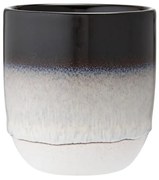 Czarno-biały kubek z kamionki Ladelle Cafe, 300 ml