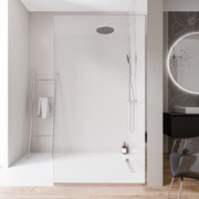 Ścianka prysznicowa Walk-In EX102-2 szkło Nano