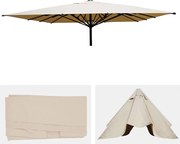 Zapasowy pokrowiec na parasol MCW-D20,  kremowy