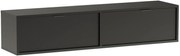 Czarna szafka wisząca pod telewizor P3-E43